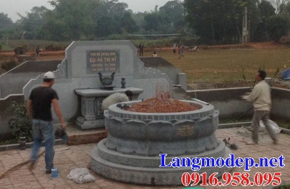 95 Mẫu mộ tròn cất để tro cốt hỏa táng bằng đá đẹp bán tại Cần Thơ