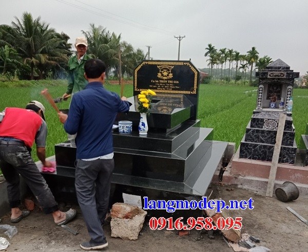 95 Mẫu mộ đá granite nguyên khối đẹp bán tại Cần Thơ