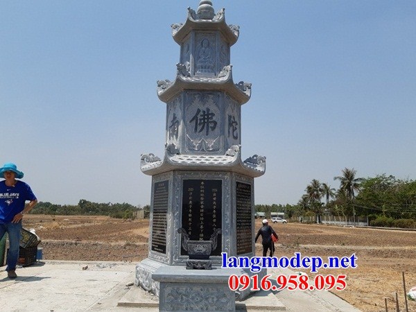 Hình ảnh mộ tháp phật giáo bằng đá đẹp chạm khắc tinh xảo