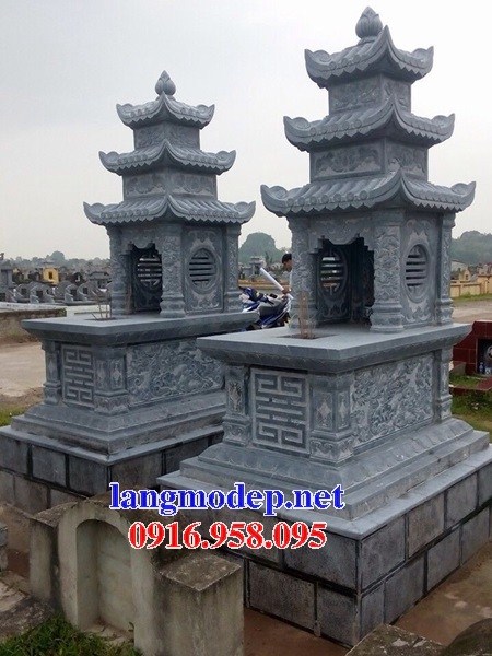 Mẫu Mộ ba mái bằng đá đẹp bán tại Đồng Tháp