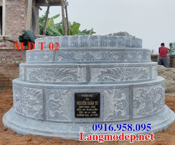 Mẫu Mộ tròn bằng đá đẹp bán tại Đồng Tháp