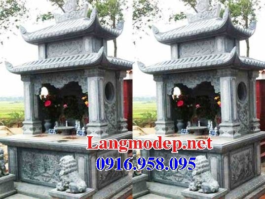 Mẫu Mộ đôi gia đình bằng đá thiết kế đẹp bán tại Đồng Tháp