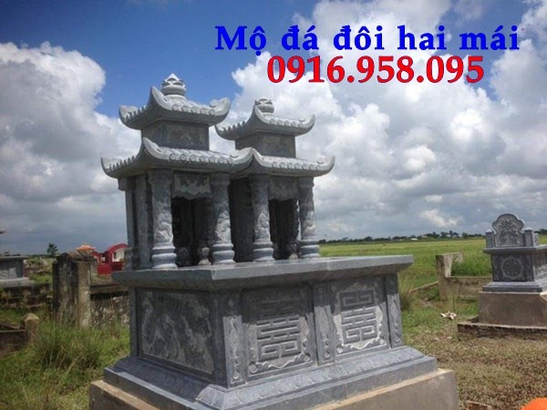 Mẫu Mộ đôi gia đình bằng đá đẹp bán tại Đồng Tháp