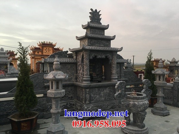 Mẫu cây hương thờ chung khu lăng Mộ gia đình dòng họ bằng đá đẹp bán tại Đồng Tháp