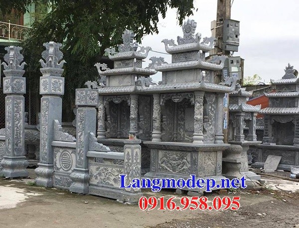 Mẫu củng kỳ đài thờ chung khu lăng Mộ gia đình dòng họ bằng đá đẹp bán tại Đồng Tháp