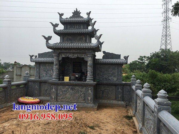 Mẫu lăng thờ chung khu lăng Mộ gia đình dòng họ bằng đá đẹp bán tại Đồng Tháp