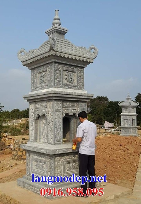 Địa chỉ bán mộ tháp sư trụ trì cất để tro hài cốt bằng đá thanh hóa đẹp