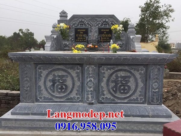 Địa chỉ bán mộ đôi bố mẹ ông bà bằng đá đẹp chạm điêu khắc tinh xảo