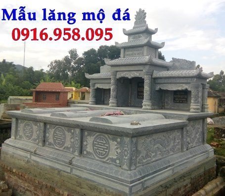 Địa chỉ bán mộ đôi gia đình bố mẹ ông bà bằng đá ninh bình đẹp