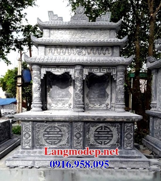 Địa chỉ bán mộ đôi gia đình bố mẹ ông bà bằng đá đẹp