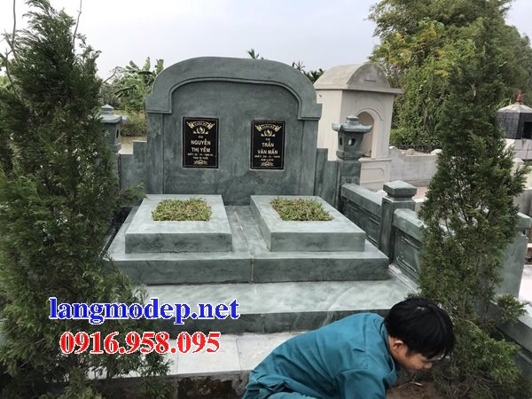 Địa chỉ bán mộ đôi ông bà gia đình hai ba bốn năm ngôi liền nhau bằng đá xanh rêu đẹp