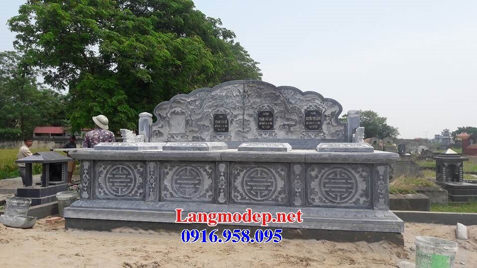 Địa chỉ bán mộ đôi ông bà gia đình hai ba bốn năm ngôi liền nhau bằng đá đẹp đơn giản không mái