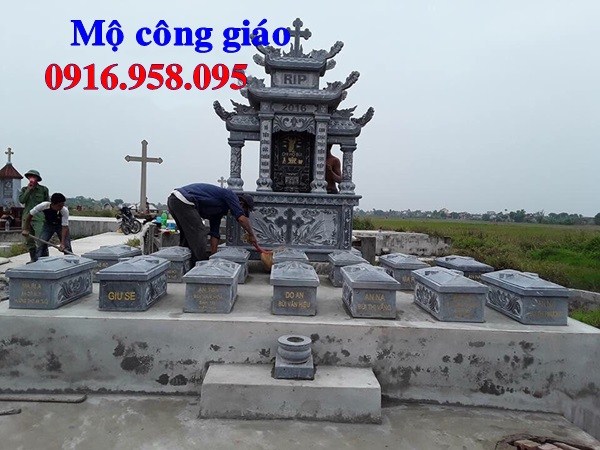 93 Mẫu khu lăng mộ đạo thiên chúa công giáo bằng đá đẹp bán tại Ninh Bình