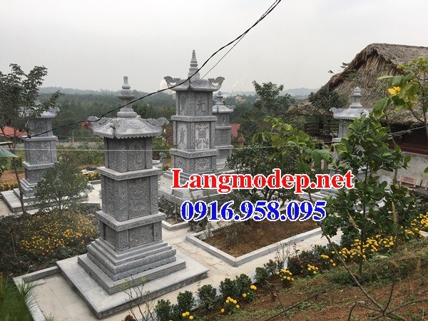 93 Mẫu mộ tháp bằng đá tự nhiên nguyên khối đẹp bán tại Ninh Bình