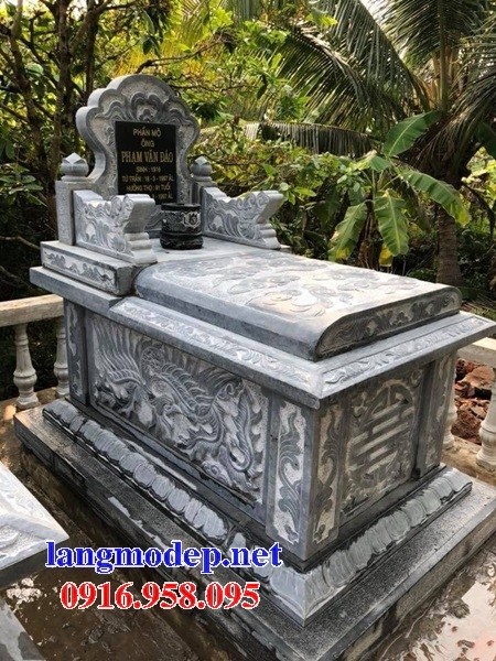 94 Mẫu mộ không mái bằng đá điêu khắc tinh xảo đẹp bán tại Cao Bằng