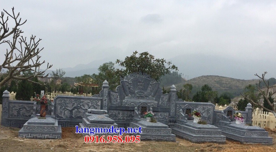 94 Mẫu mộ tam cấp bằng đá thiết kế hiện đại đẹp bán tại Cao Bằng