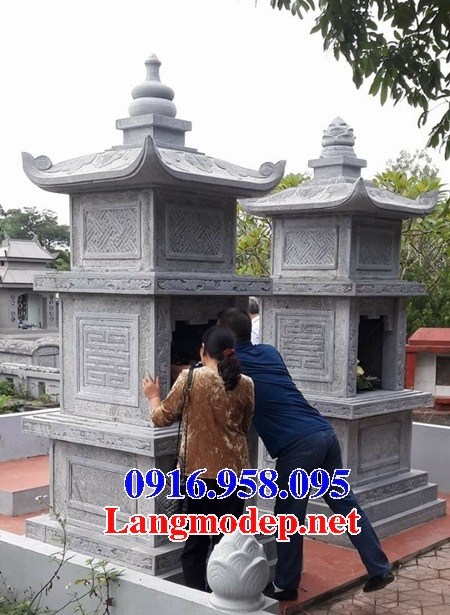94 Mẫu mộ tháp bằng đá tự nhiên nguyên khối đẹp bán tại Cao Bằng