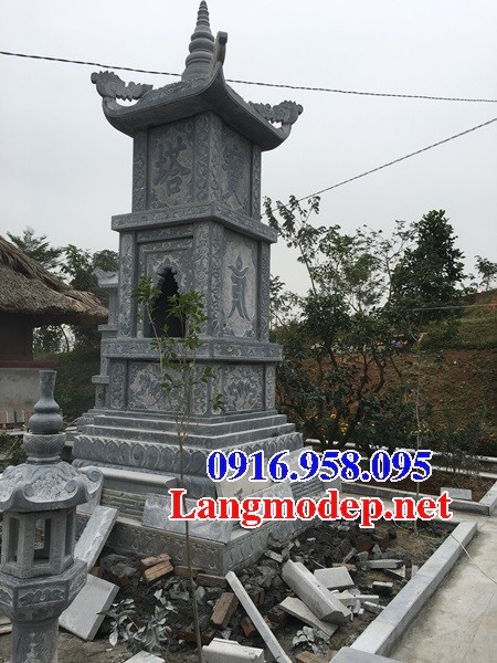 94 Mẫu mộ tháp cất để tro cốt hỏa táng bằng đá đẹp bán tại Cao Bằng