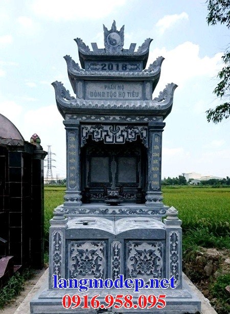 94 Mẫu mộ đôi gia đình bằng đá đẹp bán tại Cao Bằng