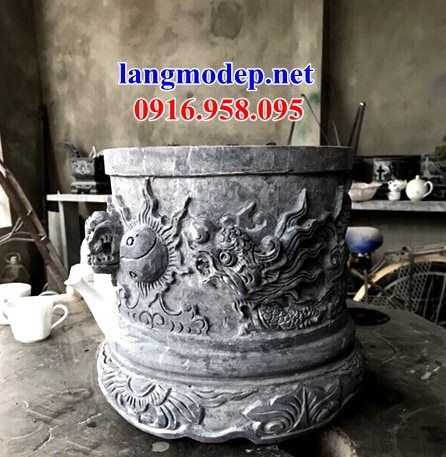 100 Mẫu bát hương bình bông nhà thờ họ đình đền chùa miếu khu lăng mộ bằng đá chạm khắc tinh xảo tại Thái Nguyên