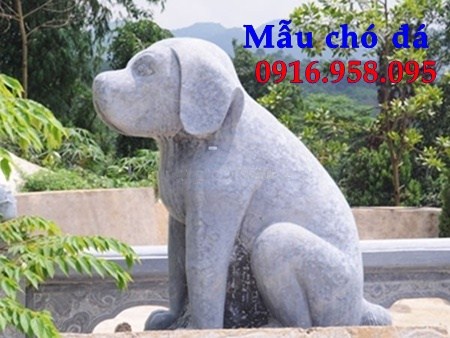 62 Mẫu chó phong thủy nhà thờ họ đình đền chùa miếu khu lăng mộ bằng đá tại Hải Dương