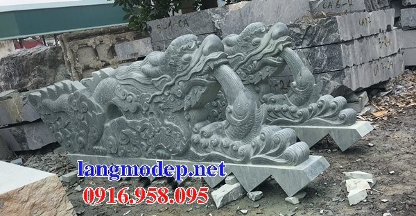 62 Mẫu rồng nhà thờ họ đình đền chùa miếu khu lăng mộ bằng đá tại Hải Dương