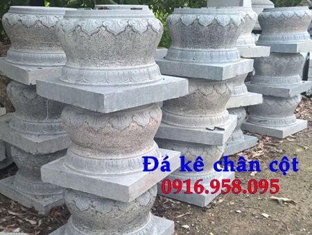 65 Mẫu chân cột chân tảng nhà thờ họ đình đền chùa miếu khu lăng mộ bằng đá tại Hòa Bình