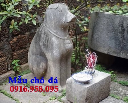 66 Mẫu chó phong thủy nhà thờ họ đình đền chùa miếu khu lăng mộ bằng đá thờ cúng tại Hải Phòng