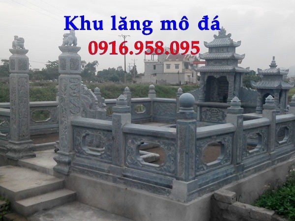 66 Mẫu lan can tường rào nhà thờ họ đình đền chùa miếu khu lăng mộ bằng đá tại Hưng Yên