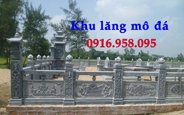 66 Mẫu lan can tường rào nhà thờ họ đình đền chùa miếu khu lăng mộ bằng đá tại Hải Phòng