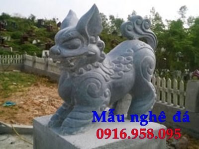 88 Mẫu nghê phong thủy nhà thờ họ đình đền chùa miếu khu lăng mộ bằng đá tại Thái Bình