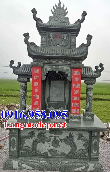 Địa chỉ bán mộ đá xanh rêu đẹp bán tại bắc giang