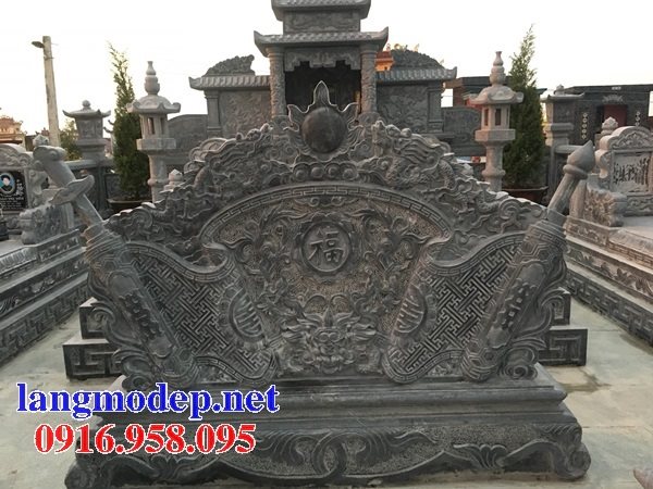 104 Mẫu cuốn thư bức bình phong nhà thờ họ đình đền chùa miếu khu lăng mộ bằng đá nguyên khối tại Điện Biên