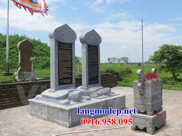 105 Mẫu rùa cõng bia ghi danh nhà thờ họ đình đền chùa miếu khu lăng mộ bằng đá đặt tại Sơn La