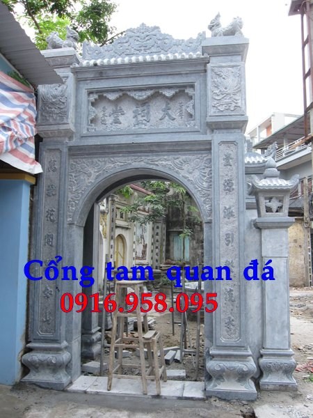 92 Mẫu cổng nhà thờ họ bằng đá tại Quảng Ngãi