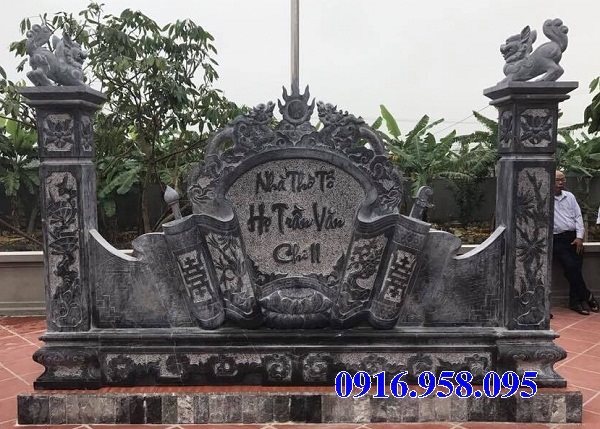 99 Mẫu cuốn thư bức bình phong nhà thờ họ đình đền chùa miếu khu lăng mộ bằng đá tự nhiên cao cấp tại Gia Lai