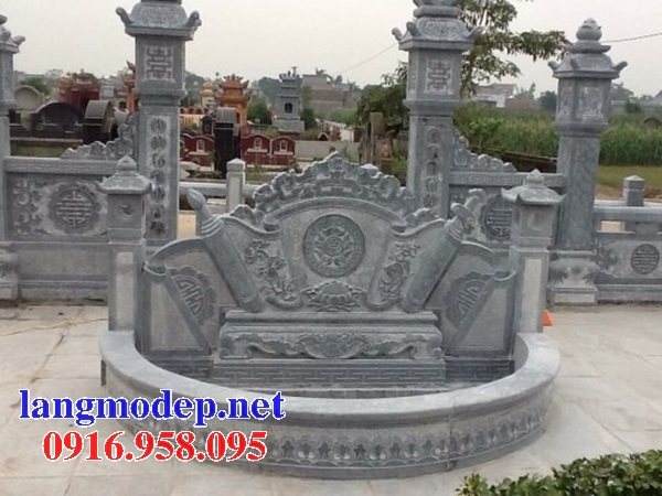 Mẫu cuốn thư bức bình phong nhà thờ họ đình đền chùa miếu bằng đá tự nhiên tại Tiền Giang