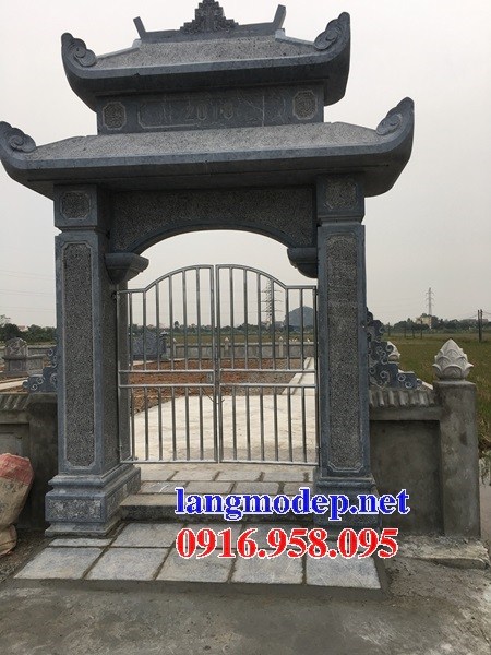 Mẫu cổng nhà thờ họ đình đền chùa miếu khu lăng mộ bằng đá tại Cần Thơ