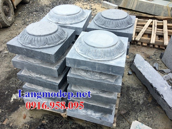 Mẫu chân cột nhà thờ họ bằng đá thiết kế đẹp tại Kiên Giang