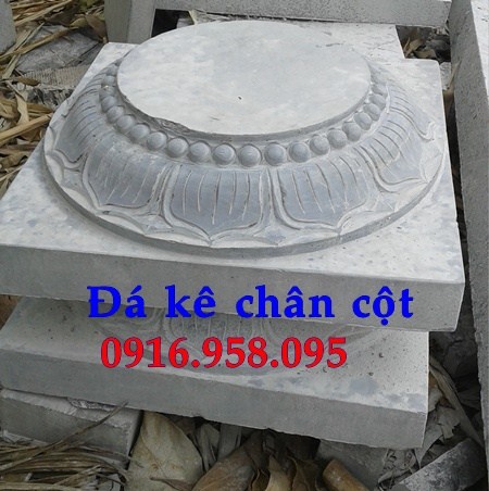 Mẫu chân cột nhà thờ họ bằng đá tự nhiên tại Kiên Giang