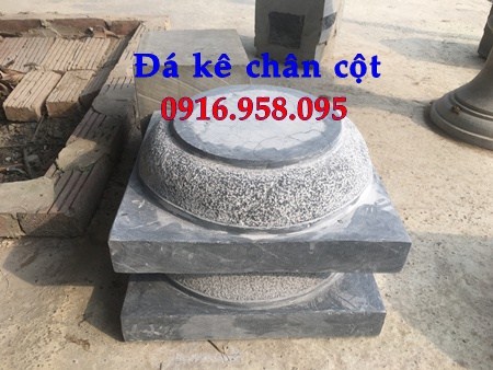 Mẫu chân cột từ đường đình đền chùa miếu bằng đá xanh Thanh Hóa tại Ninh Bình