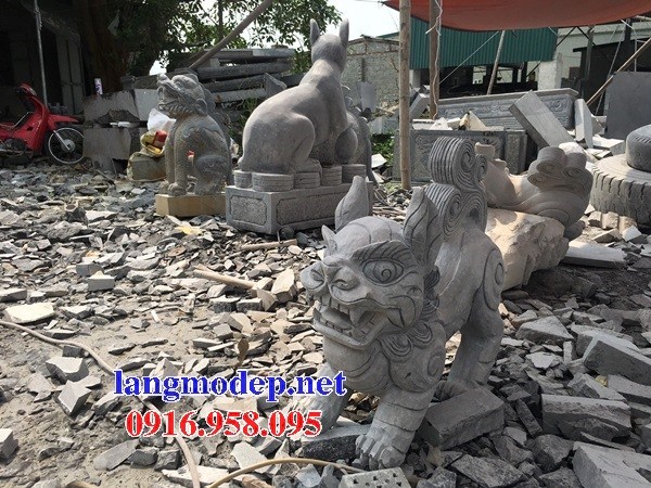 Mẫu nghê phong thủy nhà thờ họ từ đường đình đền chùa miếu bằng đá tại Tây Ninh