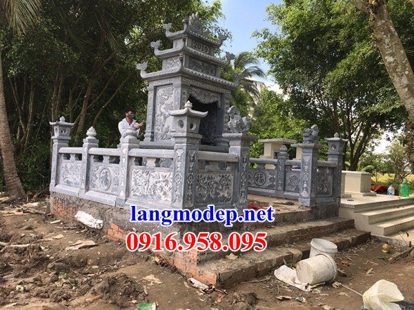 Mẫu am thờ nghĩa trang gia đình dòng họ bằng đá thiết kế đẹp bán tại Bình Phước