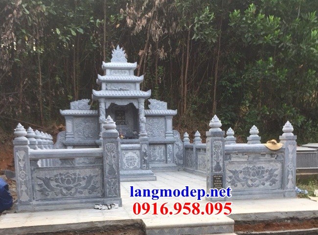 Mẫu cổng cây hương nghĩa trang gia đình dòng họ bằng đá kích thước chuẩn phong thủy tại Quảng Bình