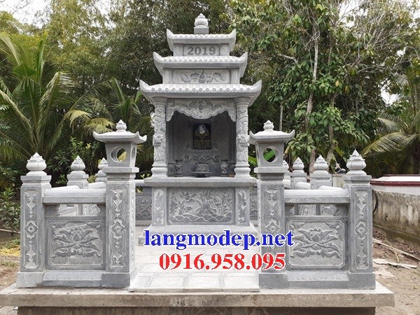 Mẫu cổng khu lăng mộ nghĩa trang gia đình dòng họ bằng đá kích thước chuẩn phong thủy bán tại Thái Nguyên