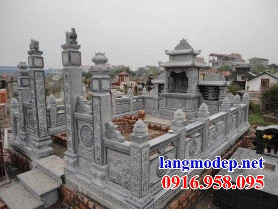 Mẫu cổng khu lăng mộ nghĩa trang gia đình dòng họ bằng đá mỹ nghệ Ninh Bình tại Lai Châu