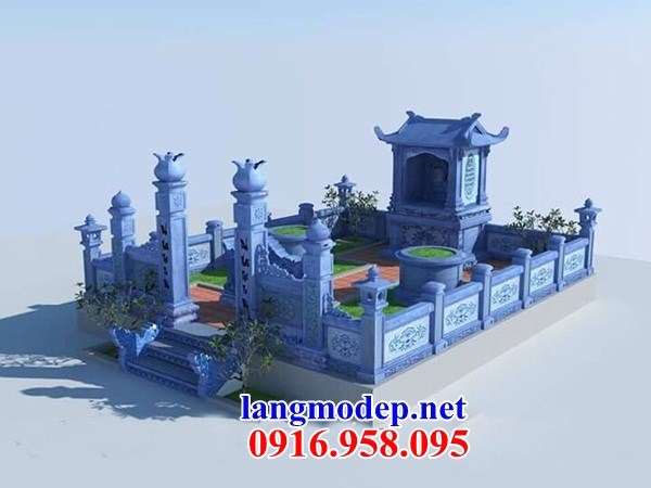 Mẫu hình ảnh thiết kế cổng khu lăng mộ gia đình dòng họ bằng đá bán tại Đồng Nai