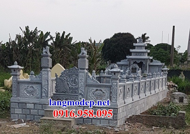 Mẫu khu lăng mộ gia đình dòng họ bằng đá thiết kế đẹp bán tại Đồng Nai