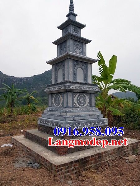 Mộ tháp đá đẹp nhất 2021 đơn giản