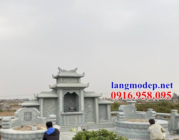 Mẫu am thờ nghĩa trang gia đình dòng họ bằng đá kích thước chuẩn phong thủy tại Tiền Giang